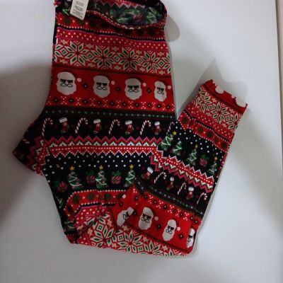 holiday leggings Santa With Sunglasses  Merry & Bright Size 1X